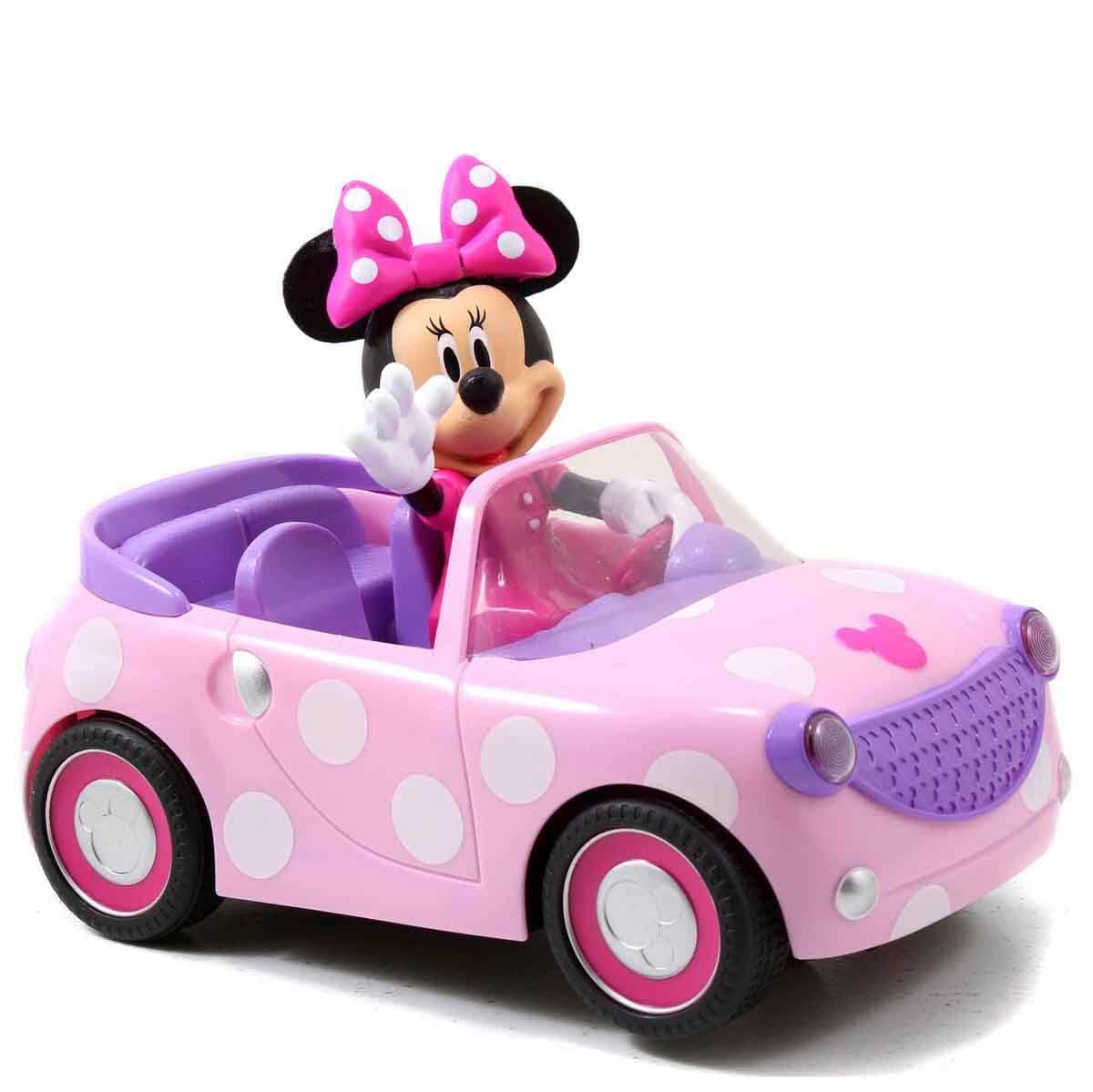 Simba Minnie Mouse Ferngesteuerter Roadster – Rosa Fahrzeug im Maßstab 1:24 für Kinder 7