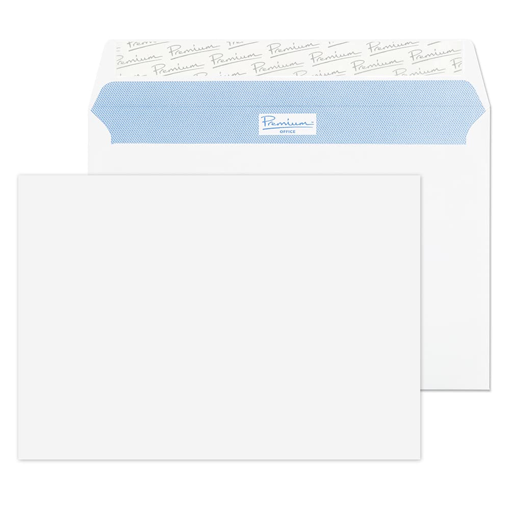 Blake Premium Office C5 Wallet Envelopes 162 x 229 mm 120 gsm Ultra White Wove Peel & Seal - Pack of 50