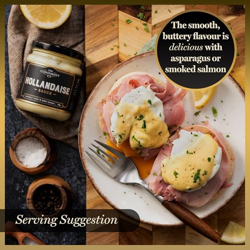 The Real Condiment Co – Sauce Hollandaise 190 g, verzehrfertig, vegan und glutenfrei 6