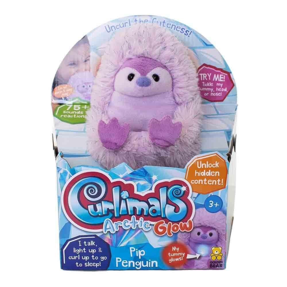 Curlimals Pip Penguin Arctic Glow Interactive Plush Toy - Light-Up & Talking Soft Toy for Kids 21
