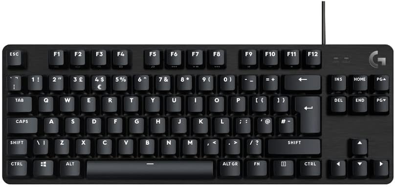 Logitech G413 TKL SE Mechanical Gaming Keyboard - Compact Backlit Keyboard with