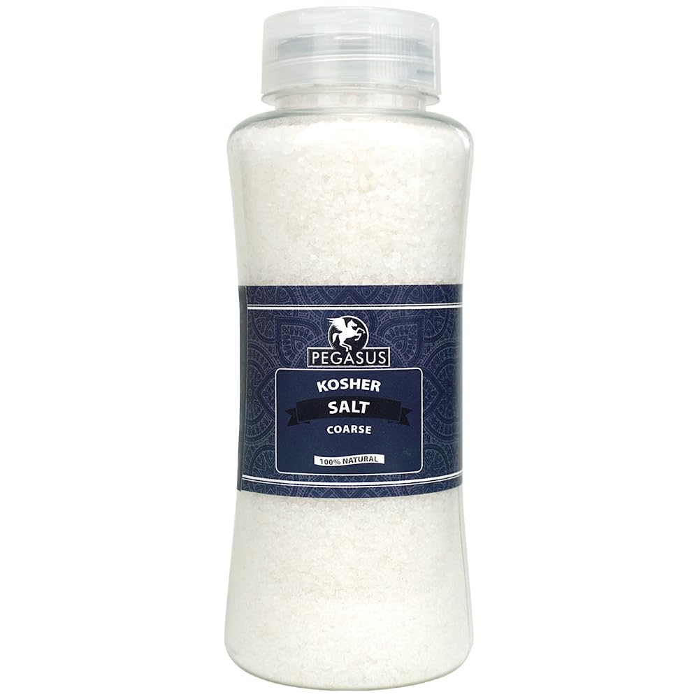 Pegasus Kosher Sea Salt Coarse Grain - Certified Kosher | 800g Resealable Container