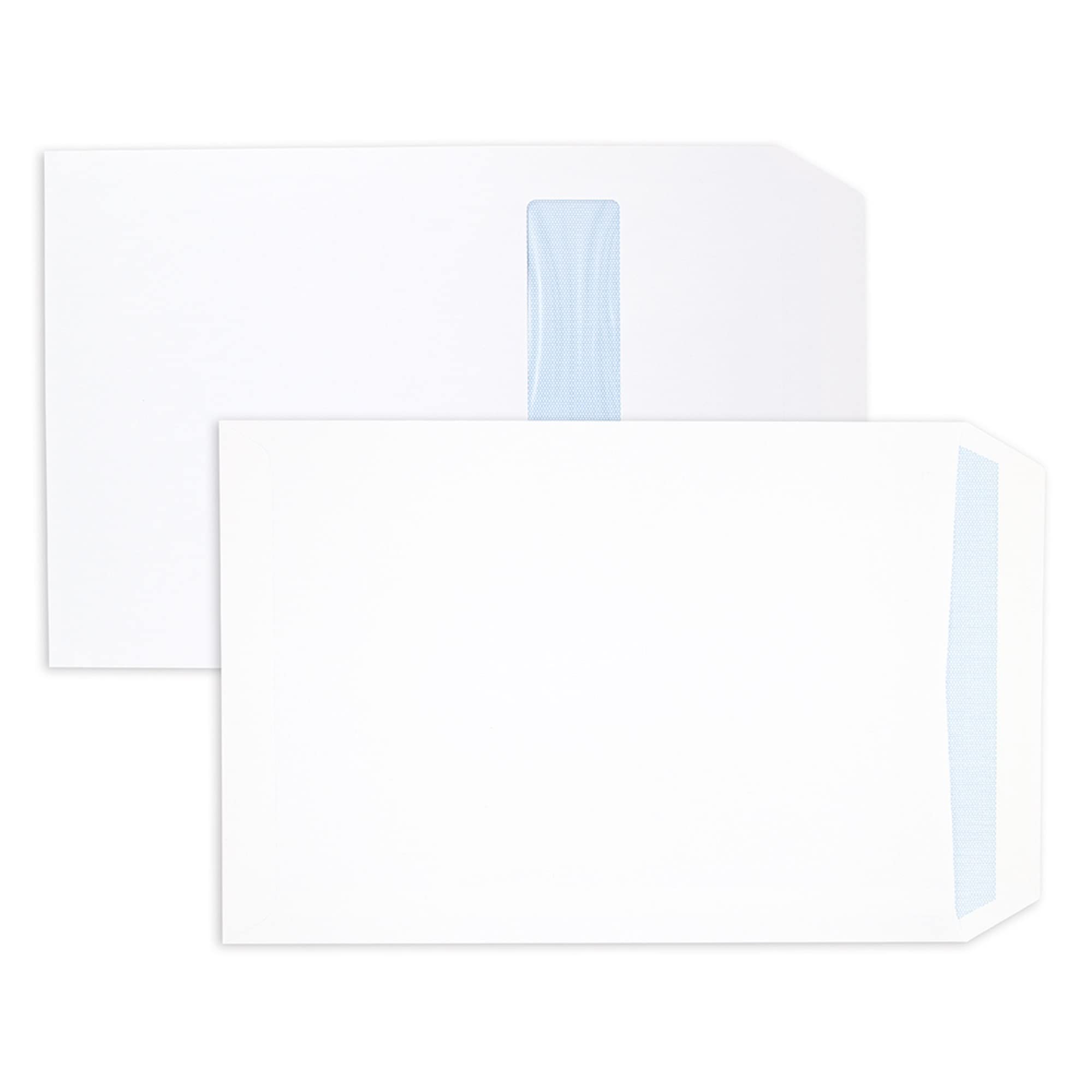 Postmaster A4 C4 Window Envelopes - 100 Pack, 100 GSM, Self Seal, White 7