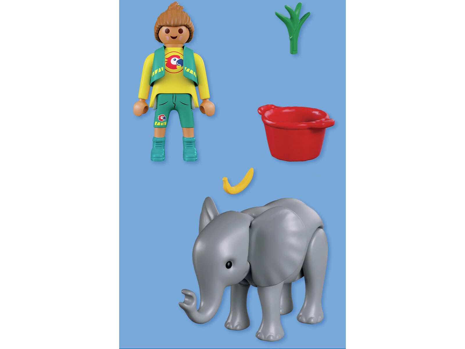 Playmobil Zoo: Baby Elephant & Zookeeper Playset - Ages 4+ | Plastic | Unisex Children 2