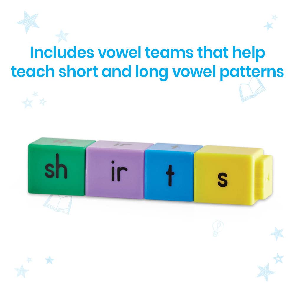 hand2mind Reading Rods Phonics Word-Building Set | Ages 5+ | 70 Rods 5