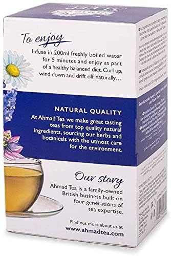 Ahmad Tea Natural Benefit Sleep Infusion Herbal Tea - Camomile, Honey & Lavender | 20 Count Teabags 6