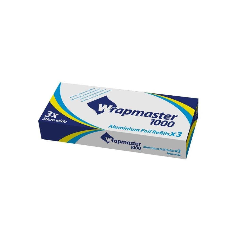 Wrapmaster 1000 Foil Refill 34C27 Pack of 3 - 30 Metres per Roll