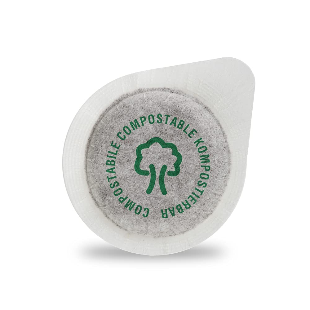 CAFFÈ BORBONE Gold Blend Compostable ESE Coffee Pods - 50 Count | Arabica & Robusta Mix