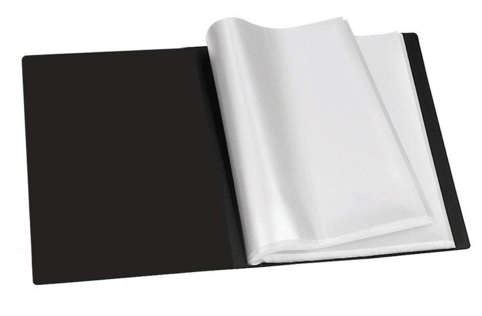 Habercrafts A4 Display Book Folder - 40 Pockets (80 Views) | Hard Flexible Cover | Pack of 3 7