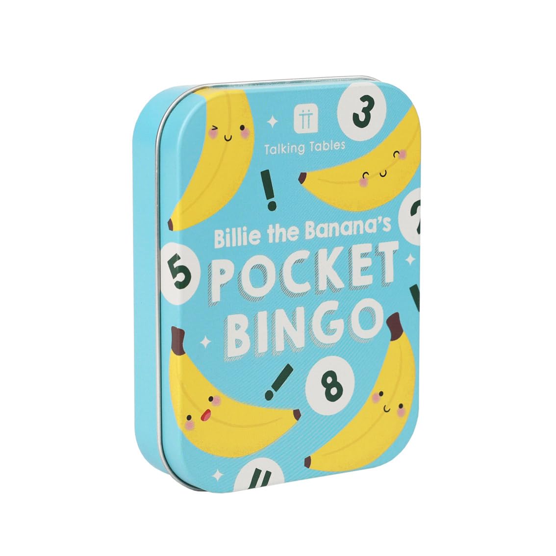 Talking Tables Banana Bingo Travel Game | Pocket Size | Ages 5+ | 2+ Players