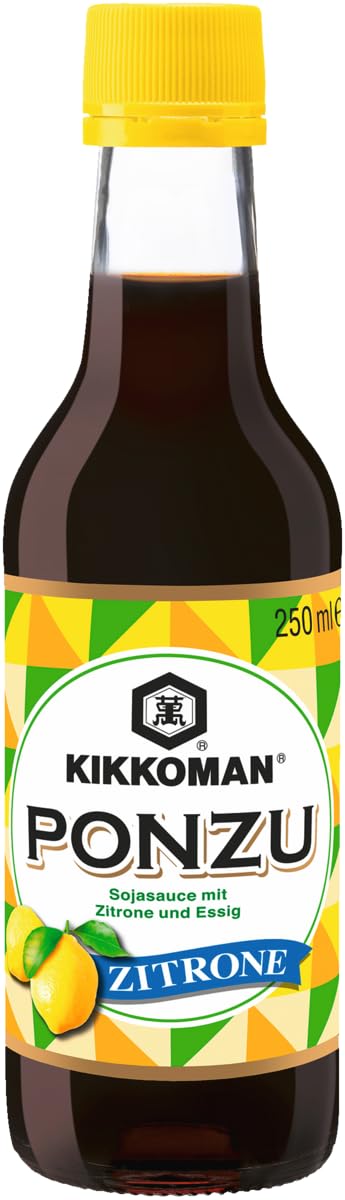 Kikkoman Ponzu Citrus Seasoned Soy Sauce Lemon | 250ml | Vegan Friendly