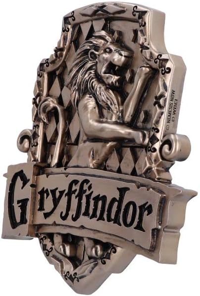 Nemesis Now Harry Potter Gryffindor-Wappen-Wandschild, Bronzeharz 3