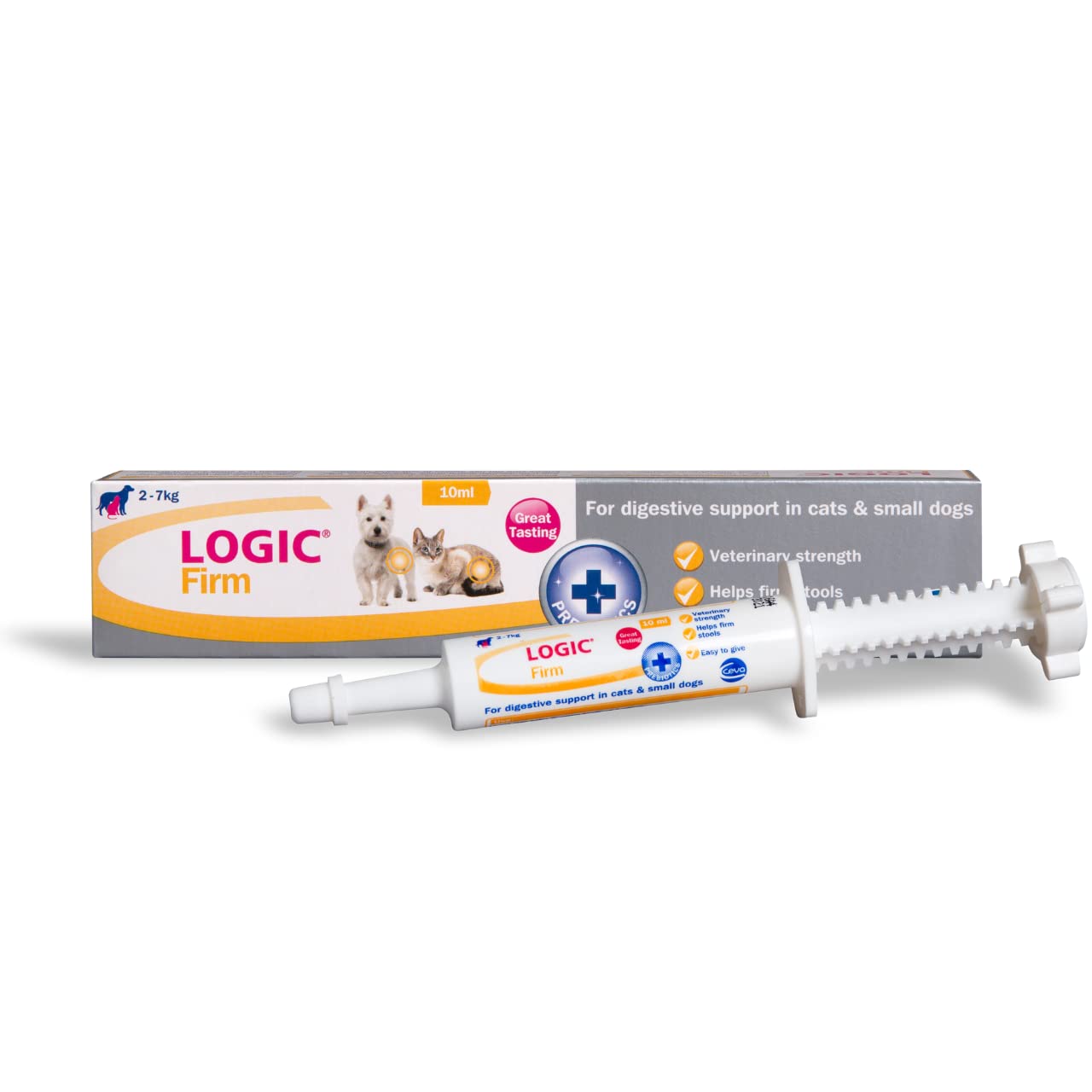 Logic Firm Digestive Support Paste for Dogs - Restores Function & Firms Stools | Medium Size