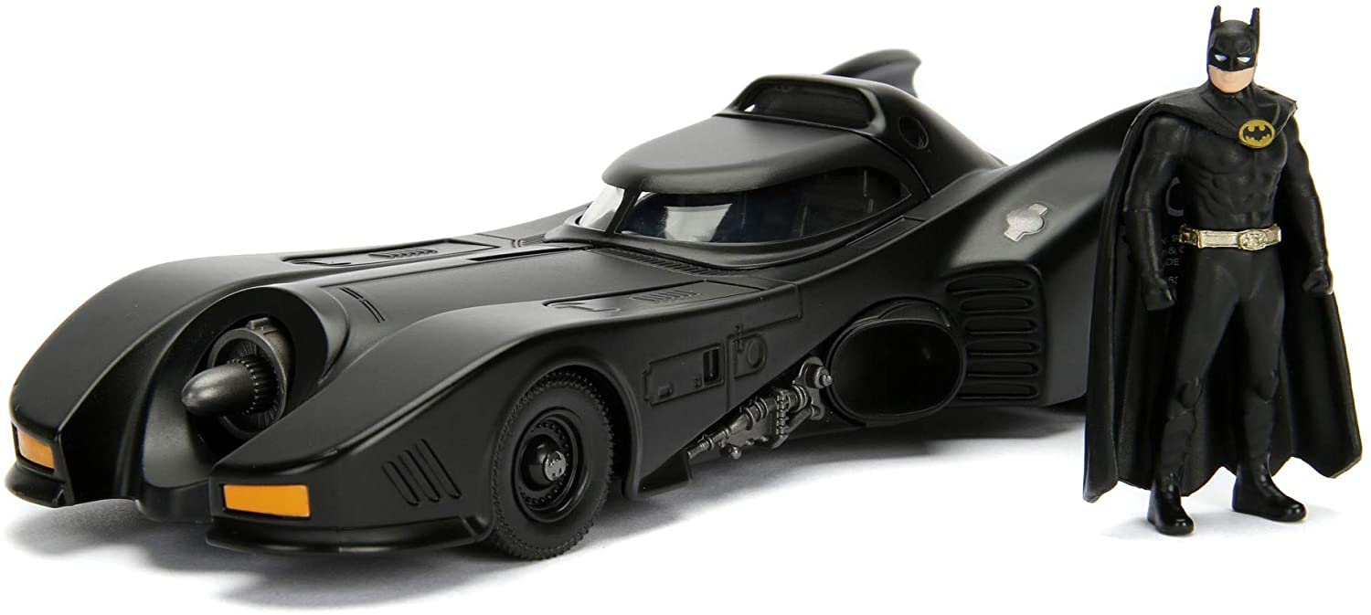 Jada Batman 1989 Batmobile 1:24 Scale Die-Cast Replica with Figure - Vehicles 1