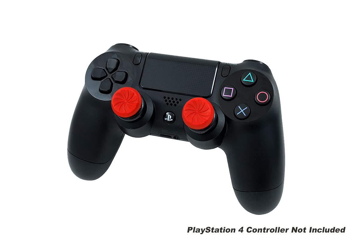 KontrolFreek FPS Freek Inferno Thumbsticks for PS4 & PS5 | High-Rise, Red 3