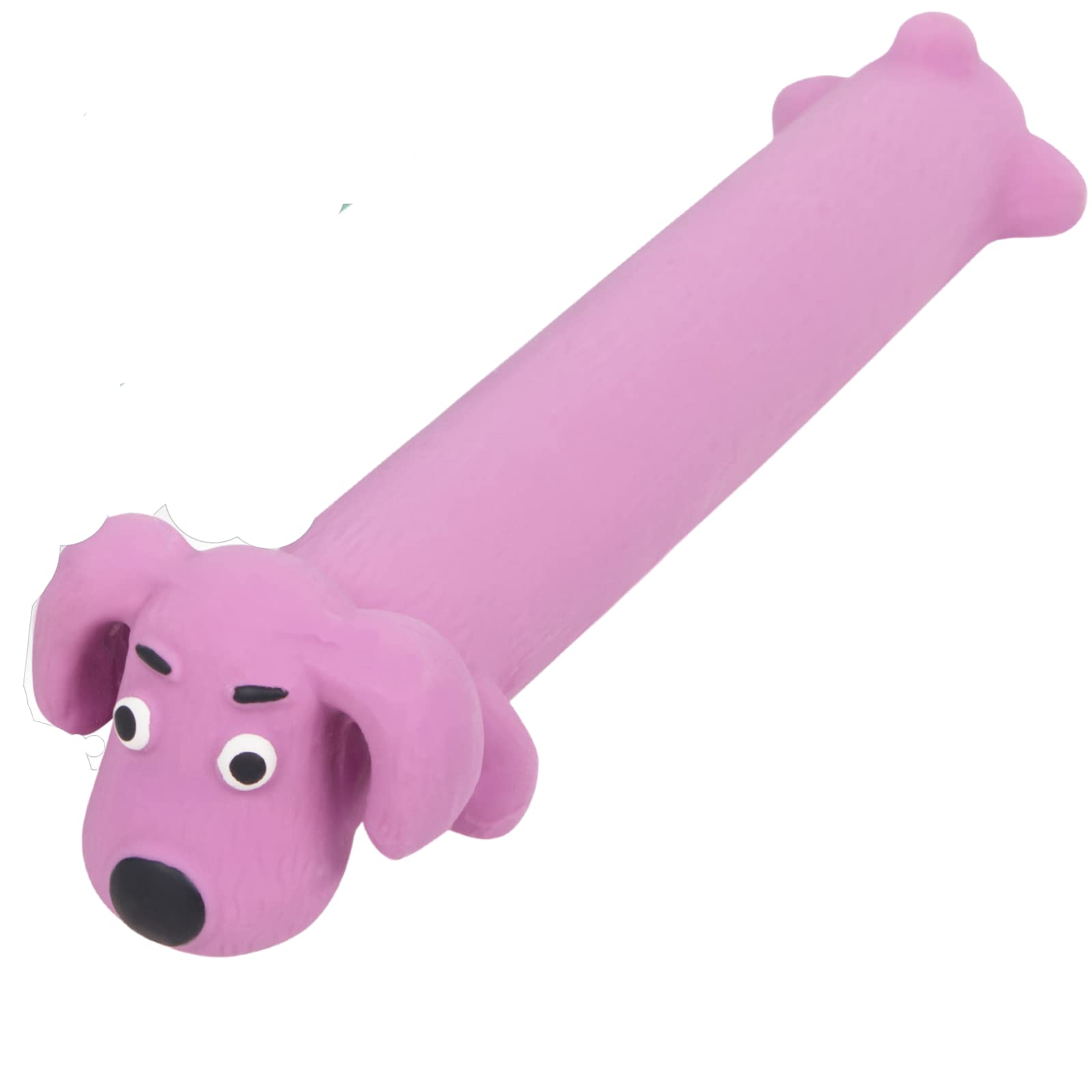 Petface Soft Latex Loofah Chew Toy - Squeaker Included | Water Resistant | Assorted Color 5
