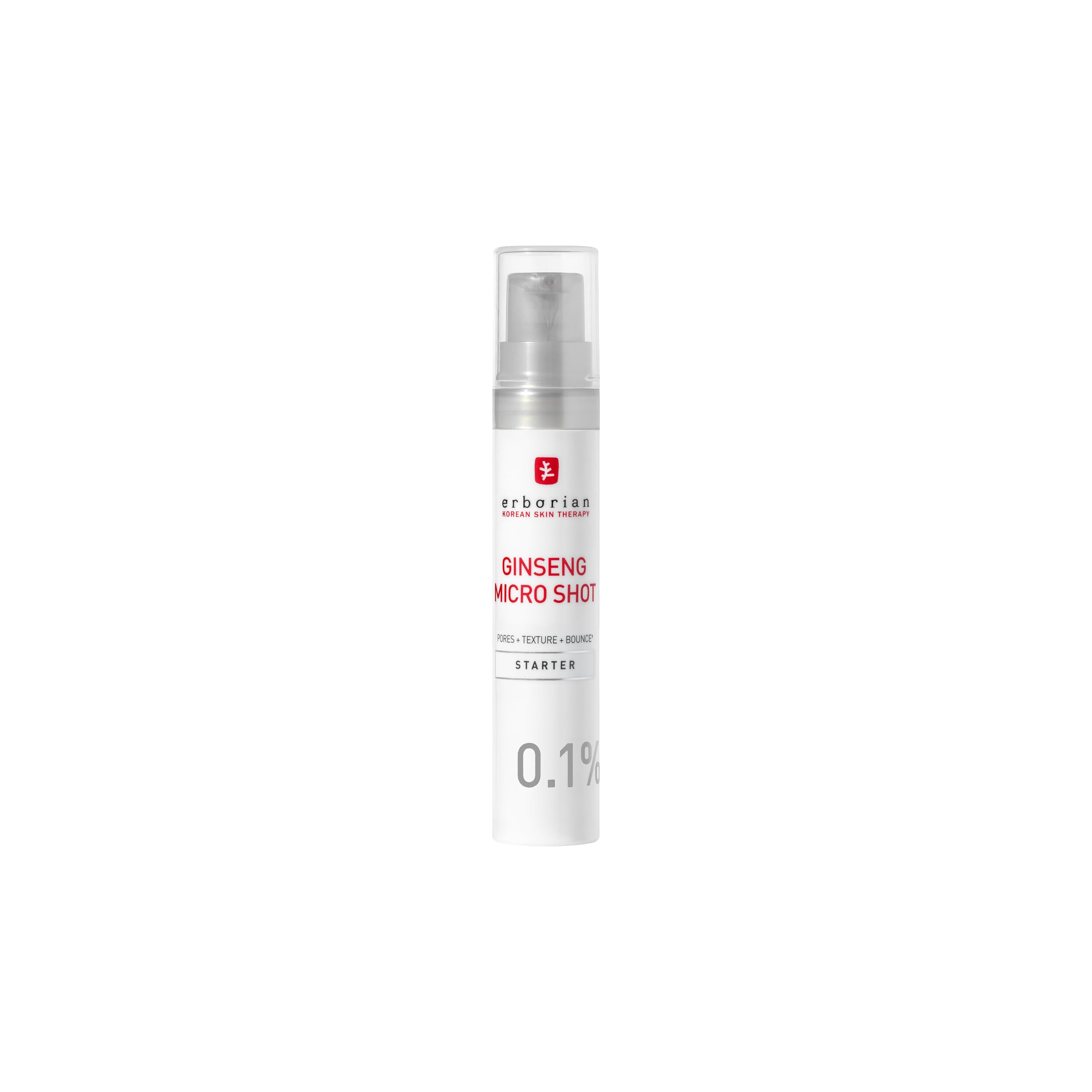 Erborian Ginseng Micro Shot Serum - Smoothening & Pore Treatment | 0.1% Concentration | 10 ml
