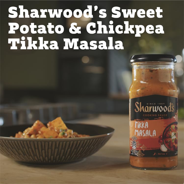 Sharwoods indische Tikka Masala Sauce – 30 % weniger Fett, Tomaten, Joghurt und Sahne 4