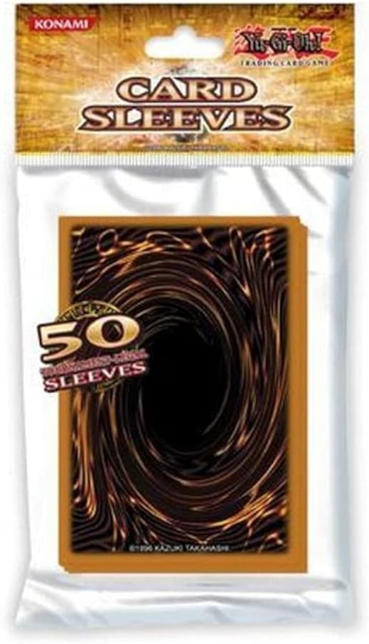 Konami TCGACC197 Yu-Gi-Oh! Standard-Kartenhüllen (50er-Pack) – langlebige, turnierbereite Kartenschutzhüllen