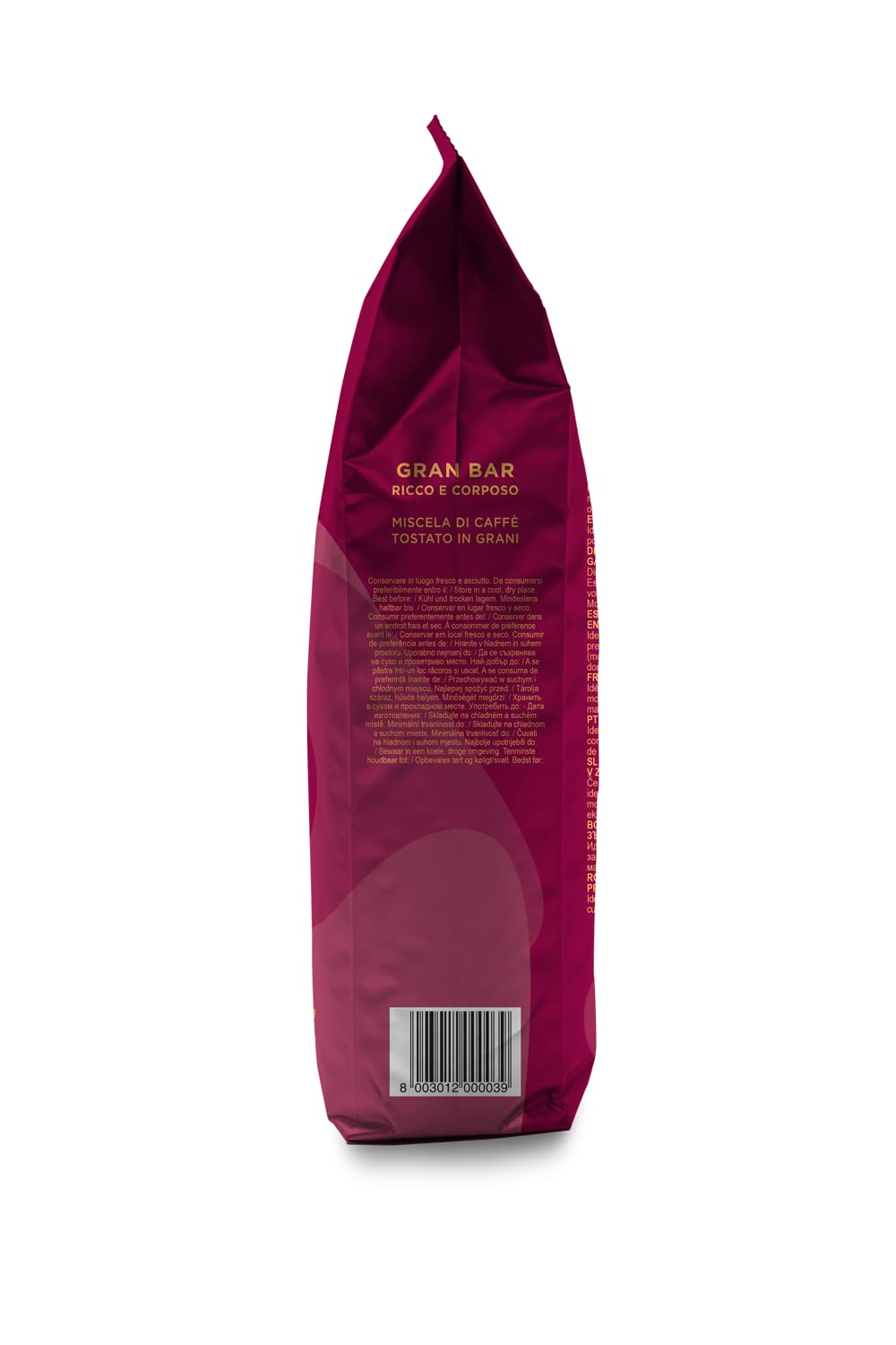 Gimoka Gran Bar Italian Espresso Coffee Beans, Light Roast (2/5), 1 Kg Whole Bean 4
