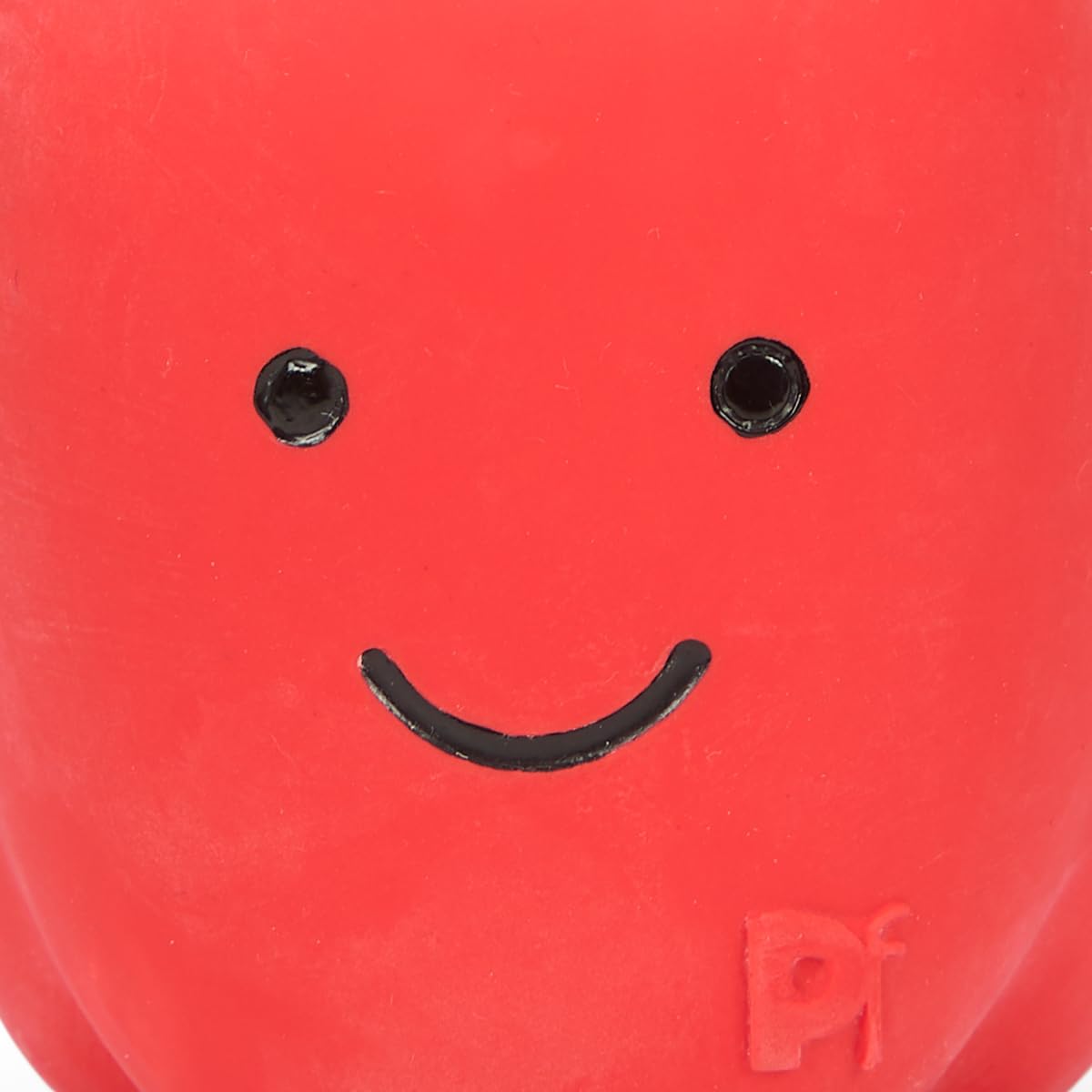 Petface Foodie Faces Red Pepper Latex Dog Toy with Squeaker | Small Size | Natural Rubber 4
