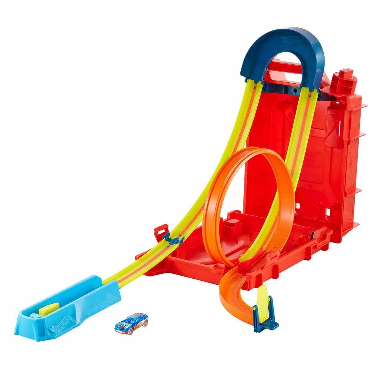 Hot Wheels Track Builder Unlimited Fuel Can Stunt Box | Includes 1 Vehicle | Ages 6+ | Model HDX78 4