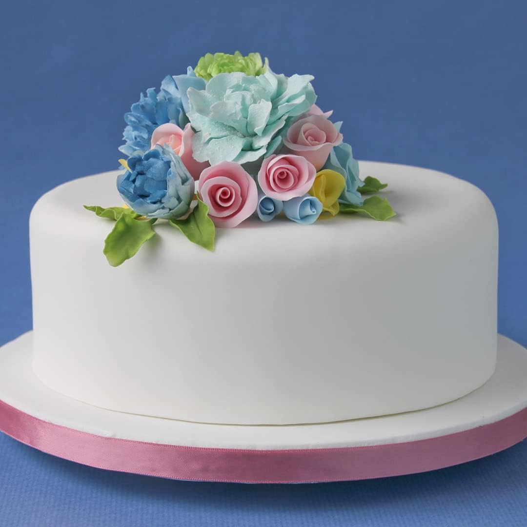 Renshaw Ready Rolled Fabulous Fondant Icing Disc - White, 450 g for 8' Cake 7