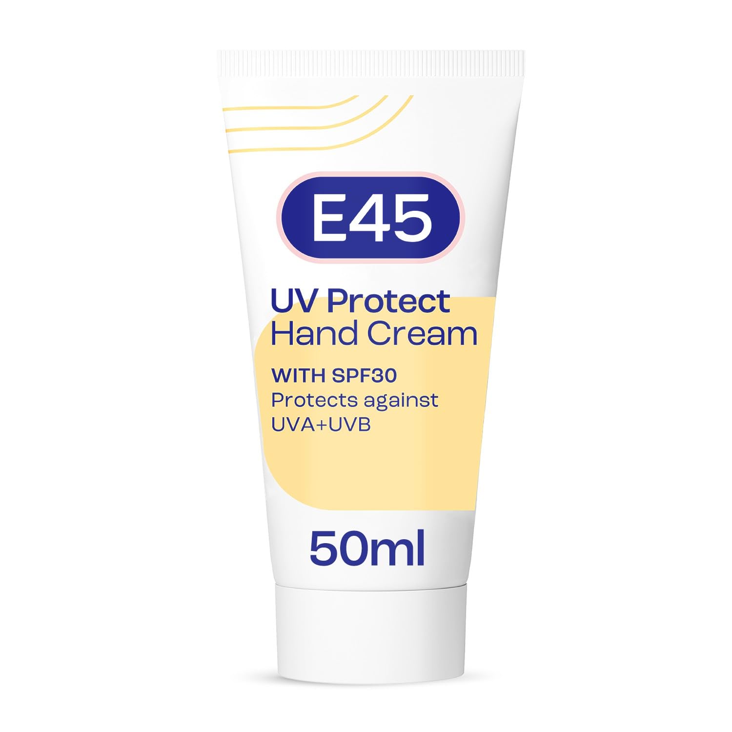 E45 UV Protect Hand Cream SPF30 - Hydrating & Softening for Dry/Sensitive Skin | 50 ml