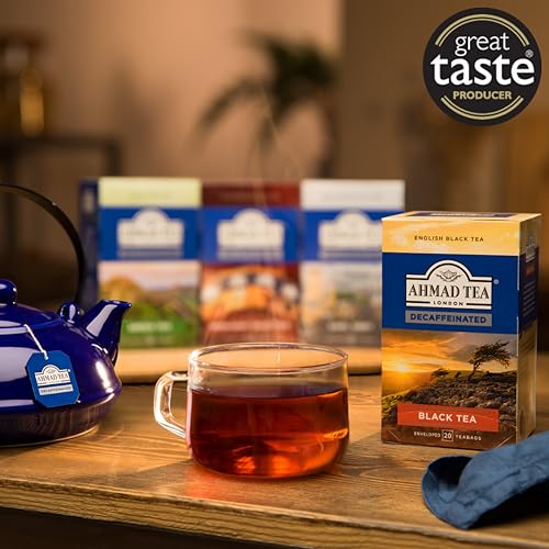 Ahmad Tea - Decaffeinated Black Tea | 20 Tea Bag Sachets | Kenyan Black Tea 5