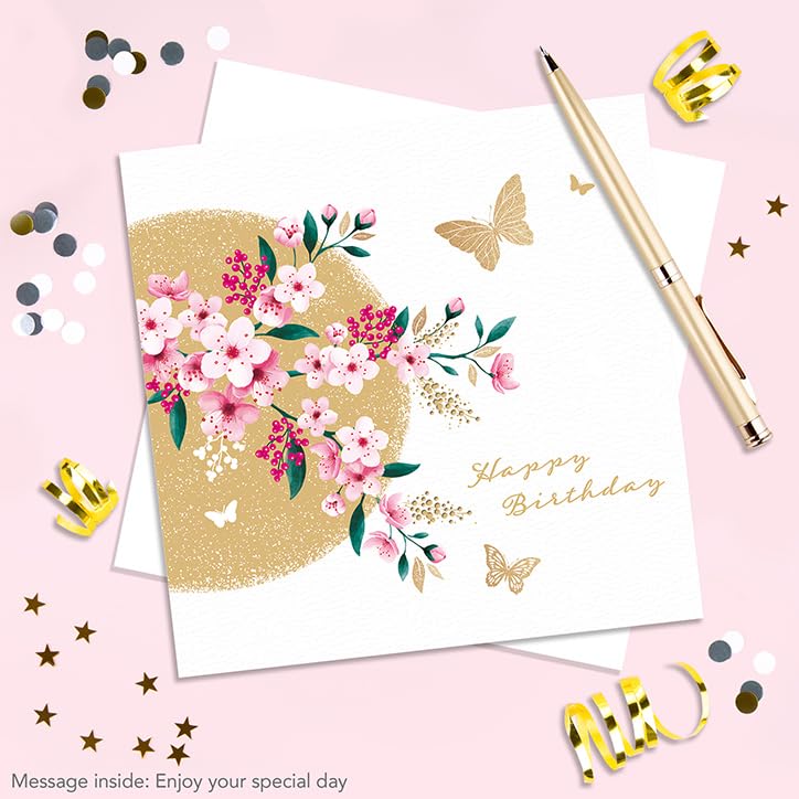 Piccadilly Greetings Assorted Luxury Birthday Cards Multipack for Women | 6 Cards, 16x16 cm 3