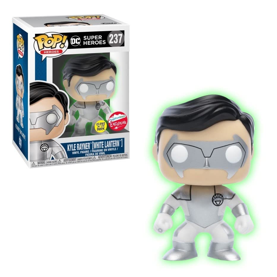 Funko Pop! Heroes DC Super Heroes – Kyle Rayner White Lantern Glow in the Dark Vinylfigur 3