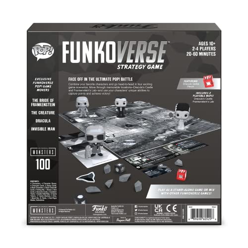 Funko Funkoverse Universal Monsters 4-Pack Strategy Game 6