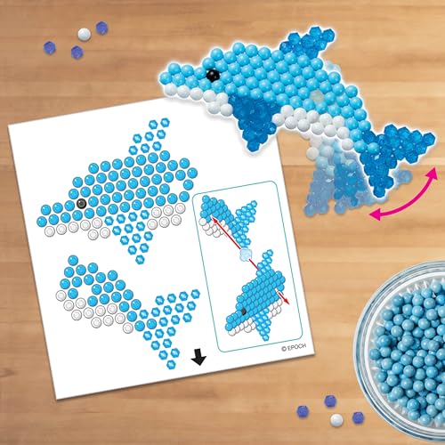 Aquabeads Ocean Life Pack - 600+ Bead Art Craft Set for Kids 4+ 8