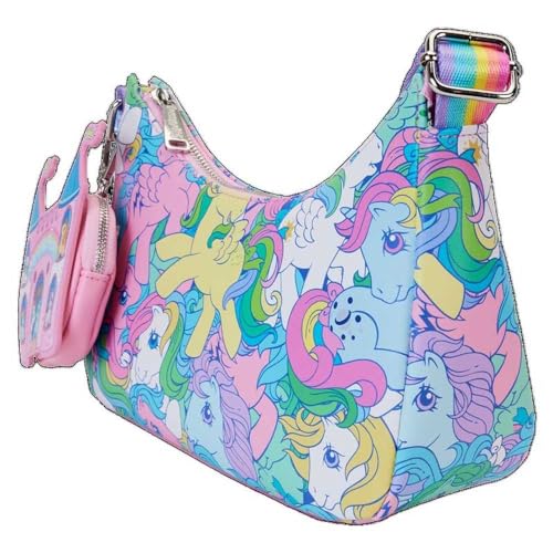 Loungefly Umhängetasche mit „My Little Pony“-Allover-Print und abnehmbarem Münzfach 4