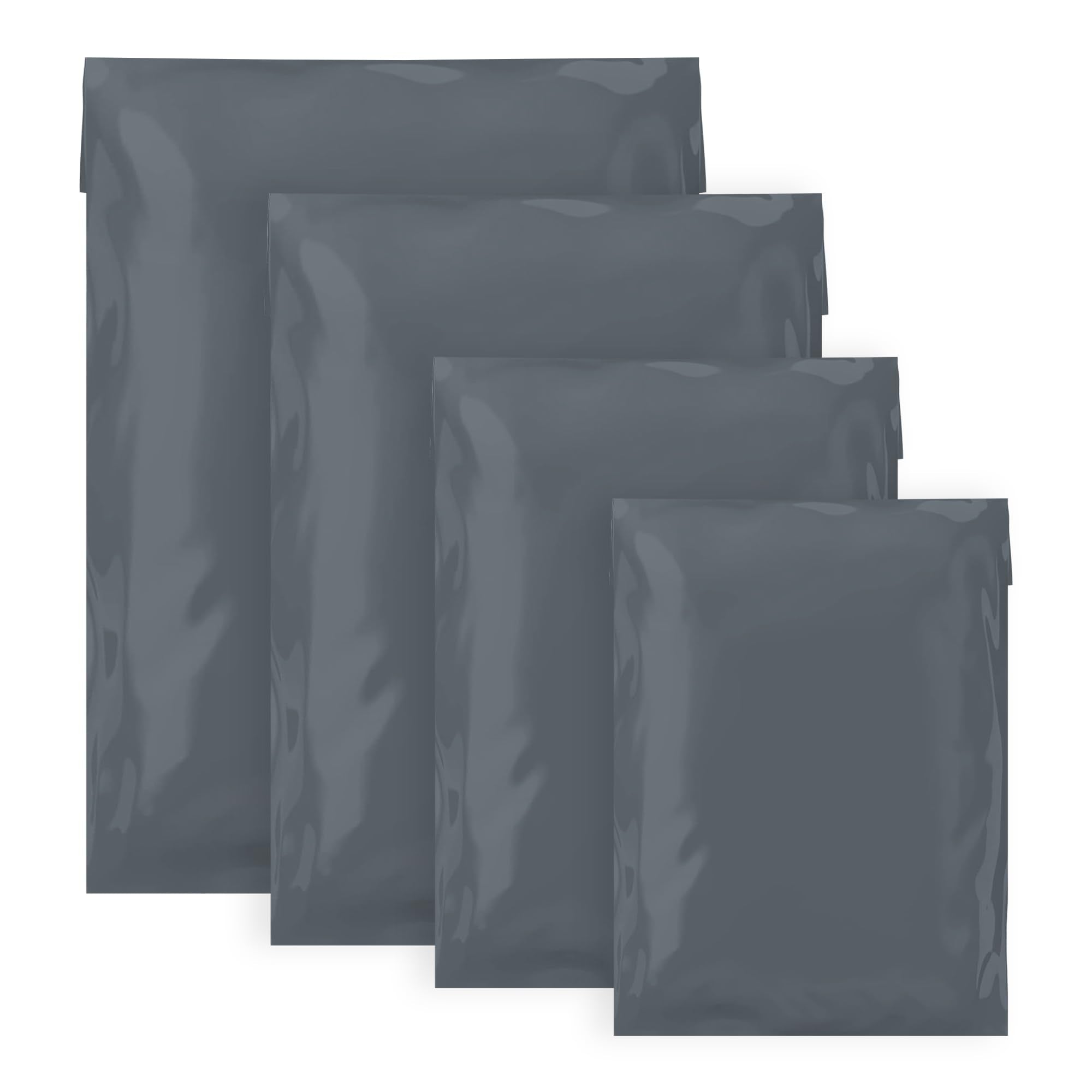 Double Dragon Self-Seal Mailer Bags - 60 Mixed Sizes, Tamper-Proof Plastic | 60 Micron