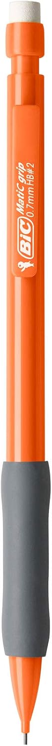 BIC Matic Original Comfort, Mechanical Pencils with 0.7mm Pressure Resistant HB Lead, Assorted Barrel Colours, Pack of 12 4