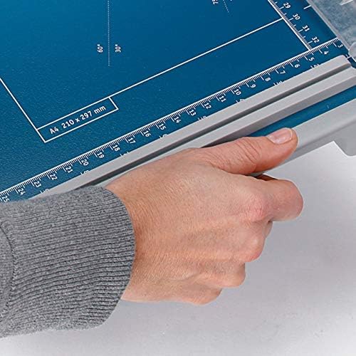 Dahle 502 Guillotine Paper Cutter (Cutting Performance up to 8 Sheets / DIN A4) Blue 18