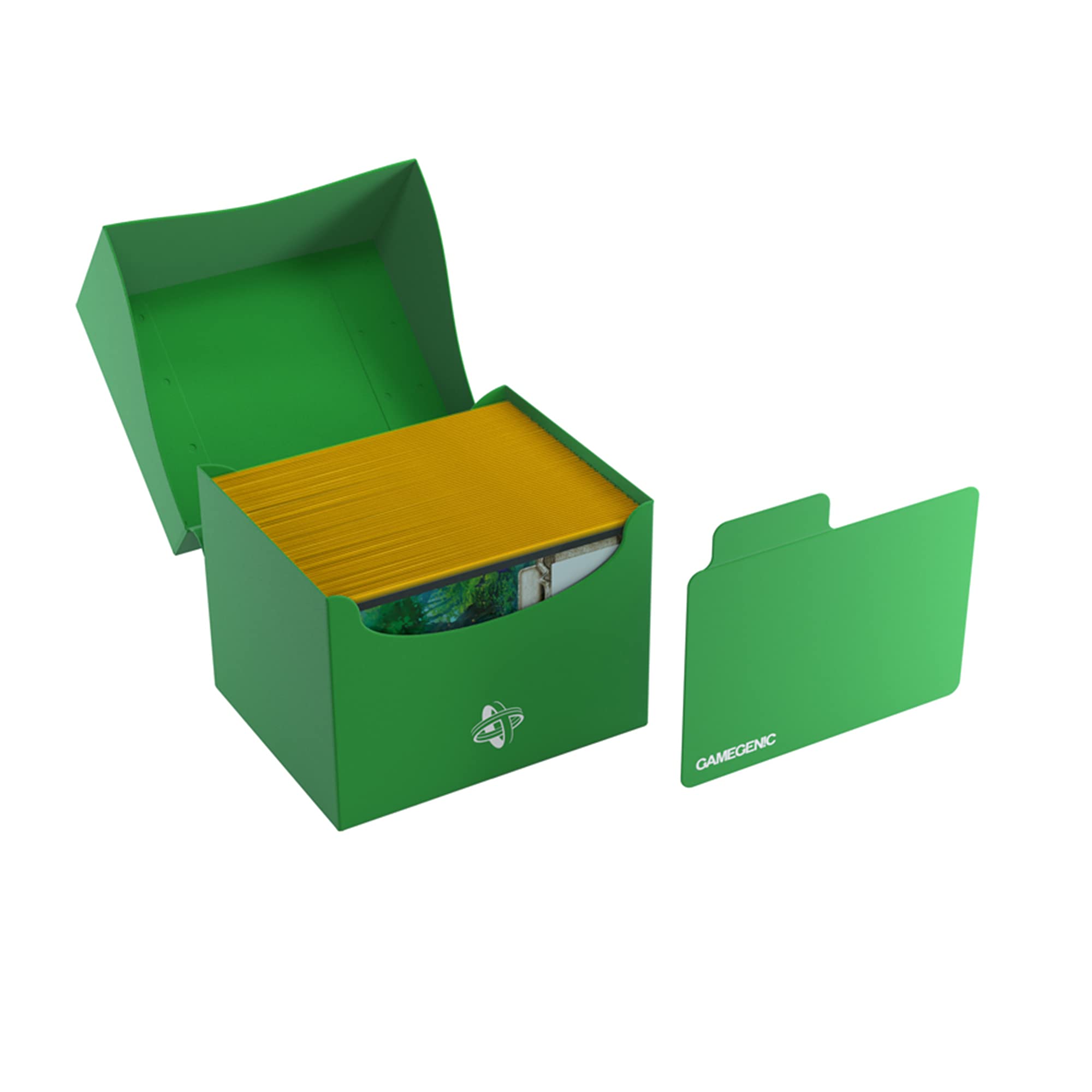 Gamegenic Side Holder 100+ XL - Green | Holds 100 Double-Sleeved Cards 4