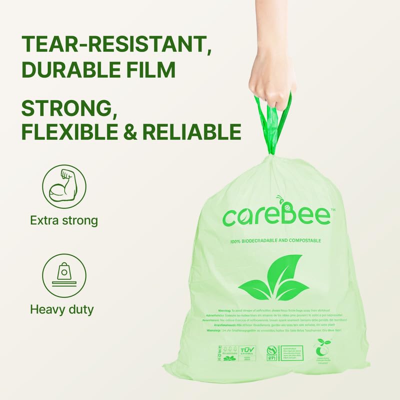 CareBee Heavy Duty Drawstring Bin Bags | 3-6L Capacity | Pack of 20 7