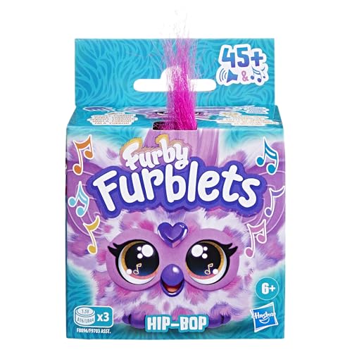 Furby Hip-Bop Mini Electronic Plush Toy, Pink 9