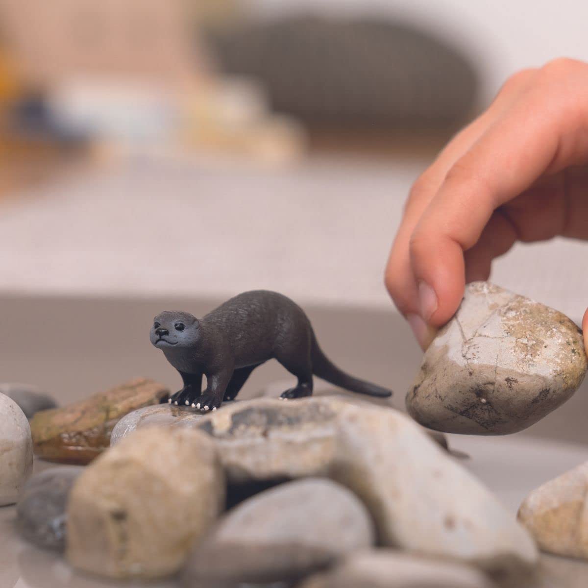 Schleich Wild Life Otter Figurine 14865 | Realistic Design | Ages 3-8