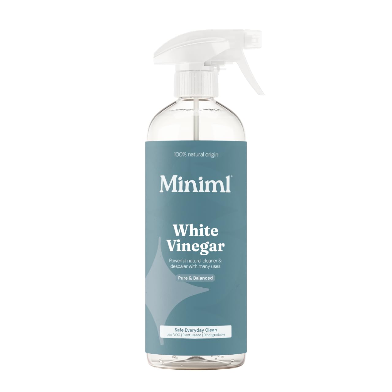 Miniml Eco White Vinegar Cleaning Unscented - All Natural Multi-Surface Cleaner | 750ml