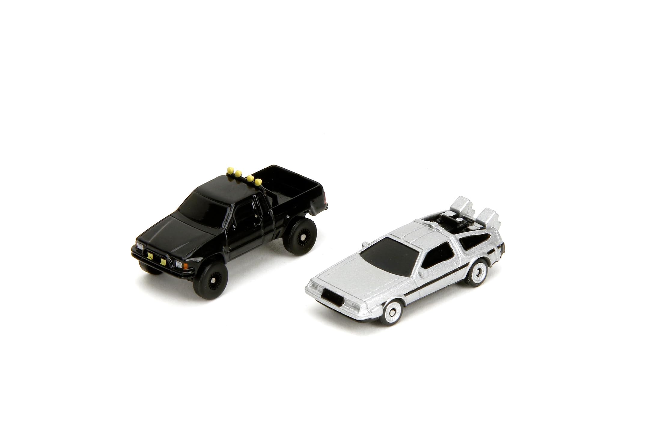 Jada NANO SCENE Back to the Future Clock Tower - Hill Valley Courthouse Diorama with DeLorean & Toyota SR5