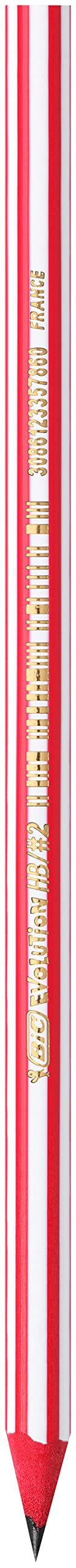BIC Evolution Graphite Pencils - Box of 12 - HB Lead, Wood-Free, Splinter-Proof | Erasable 4