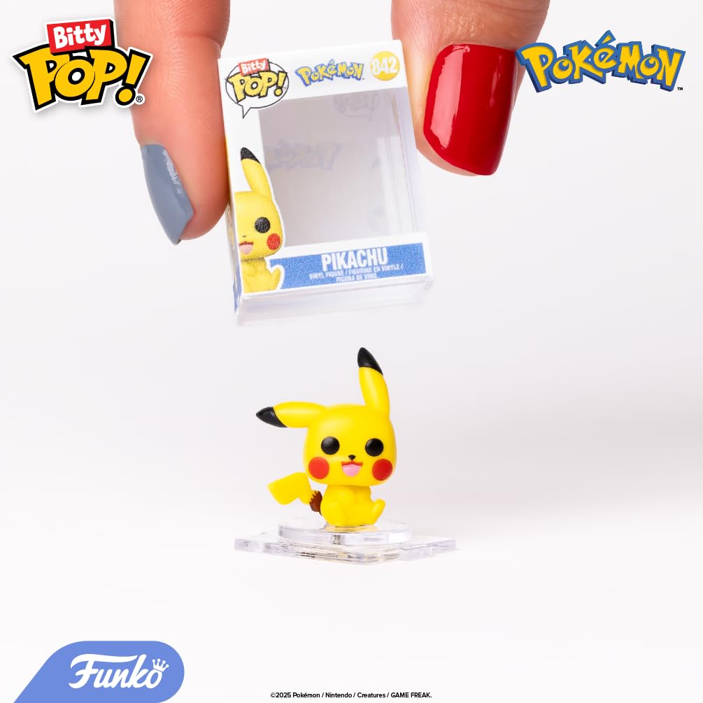 Funko Bitty Pop! Pikachu 4-Pack with Mystery Mini Figure | Vinyl | 0.9-inch 7