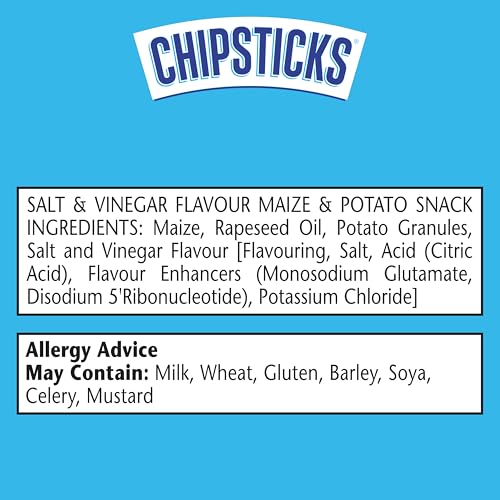 Smiths Chipsticks Salz- und Essiggeschmack, Multipack, 6 x 17 g 7