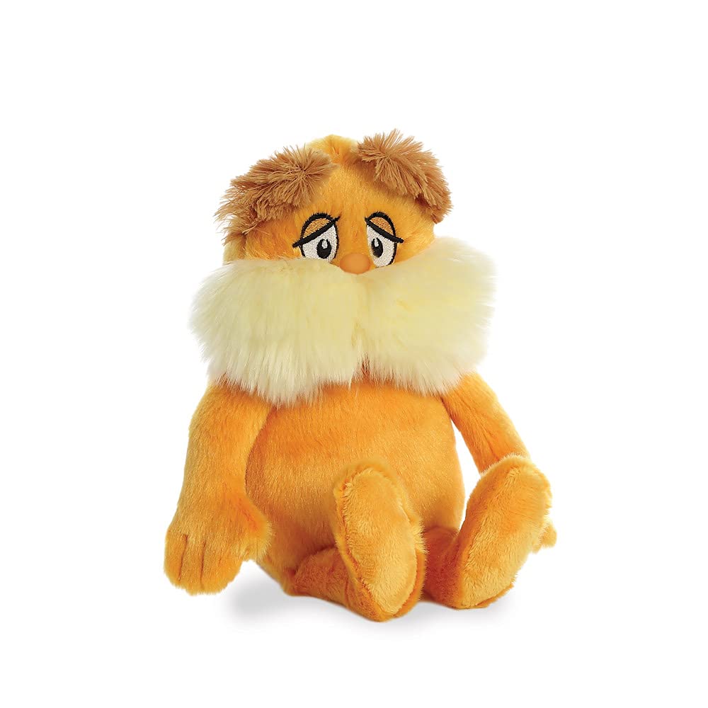 Aurora The Lorax Stuffed Animal - 7.5 Inch Plush | Sits Independently | Suitable from Birth 4