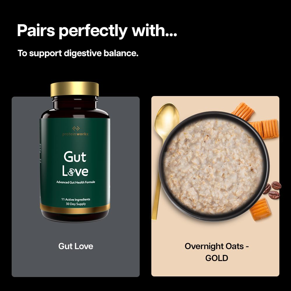 Protein Works Overnight Oats - Caramel Latte | High Protein | Low Sugar | 500 g 7