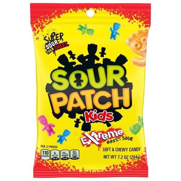 Picaboxx Sour Patch Kids Candy Gift Box | Soft & Chewy Toffee, Fudge & Nougat | 462g 6