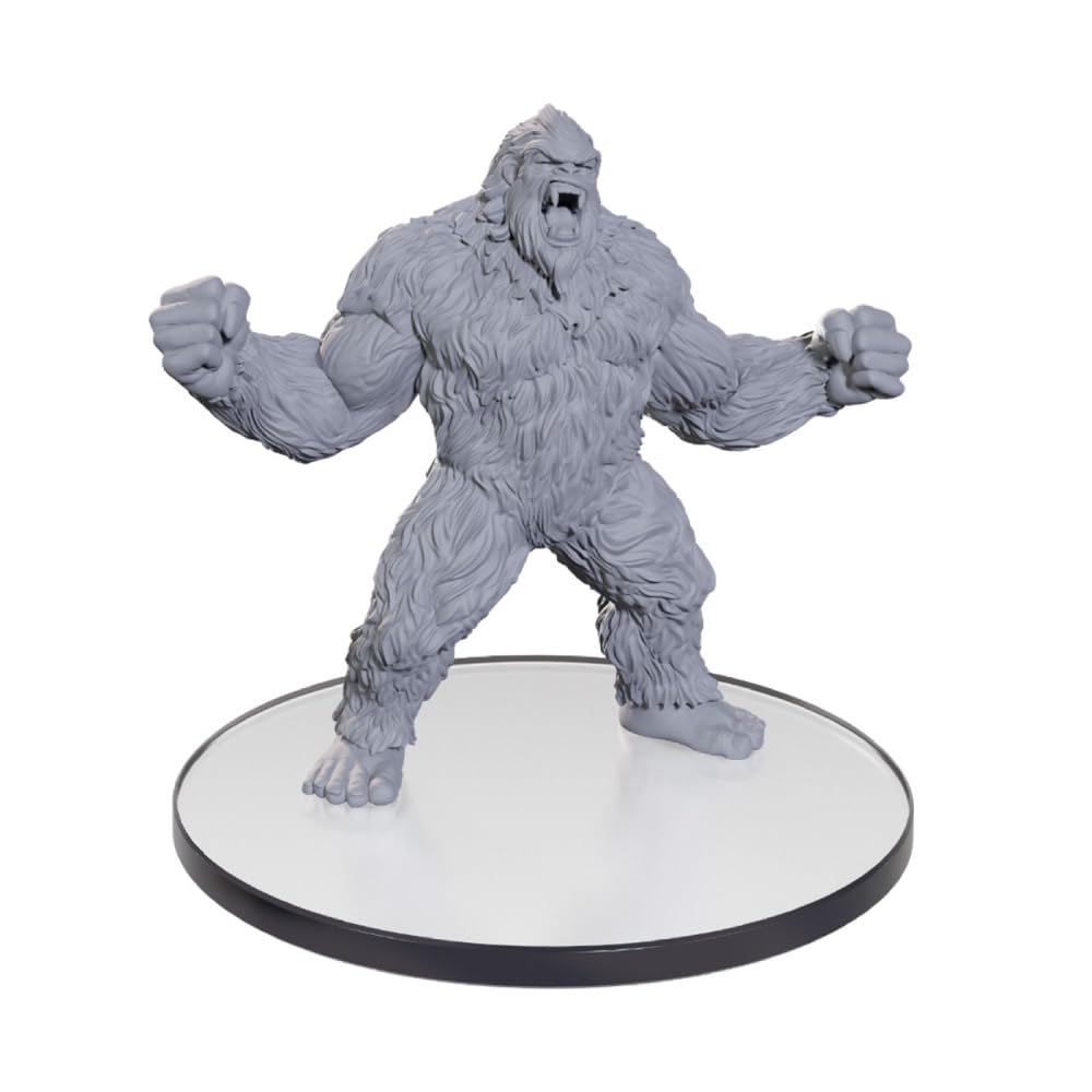 WizKids Deep Cuts Unpainted Miniatures - Bigfoot Edition | Ready to Paint | Plastic